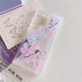 thumbnail image 2 of Compatible with Samsung Galaxy S23 Plus Glitter Butterfly Case?Glow in The Dark Women Girls Girly Bling Sparkle Flowing Quicksand Light up Case Soft TPU Bumper Luminous Phone Cover, Pink, 2 of 7