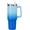 Blue, variant on 40oz Tumbler with Handle and Straw Lid | Vacuum Insulated Leak Proof Tumbler | Stainless Steel Travel Mug Water Bottle Cup Keeps Cold & Hot | Cream Checkered