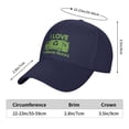 thumbnail image 3 of I Love Garbage Truck Sandwich Cap Unisex Adjustable Adult Baseball Caps Casquette Hats Flat Cap, 3 of 7