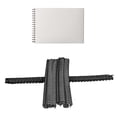 thumbnail image 1 of 100Pcs Double Loop Binding Spines Iron Nylon Spiral Binding Coils 34 Teeth Binding Wires 40 Sheet Capacity for Documents, 1 of 7