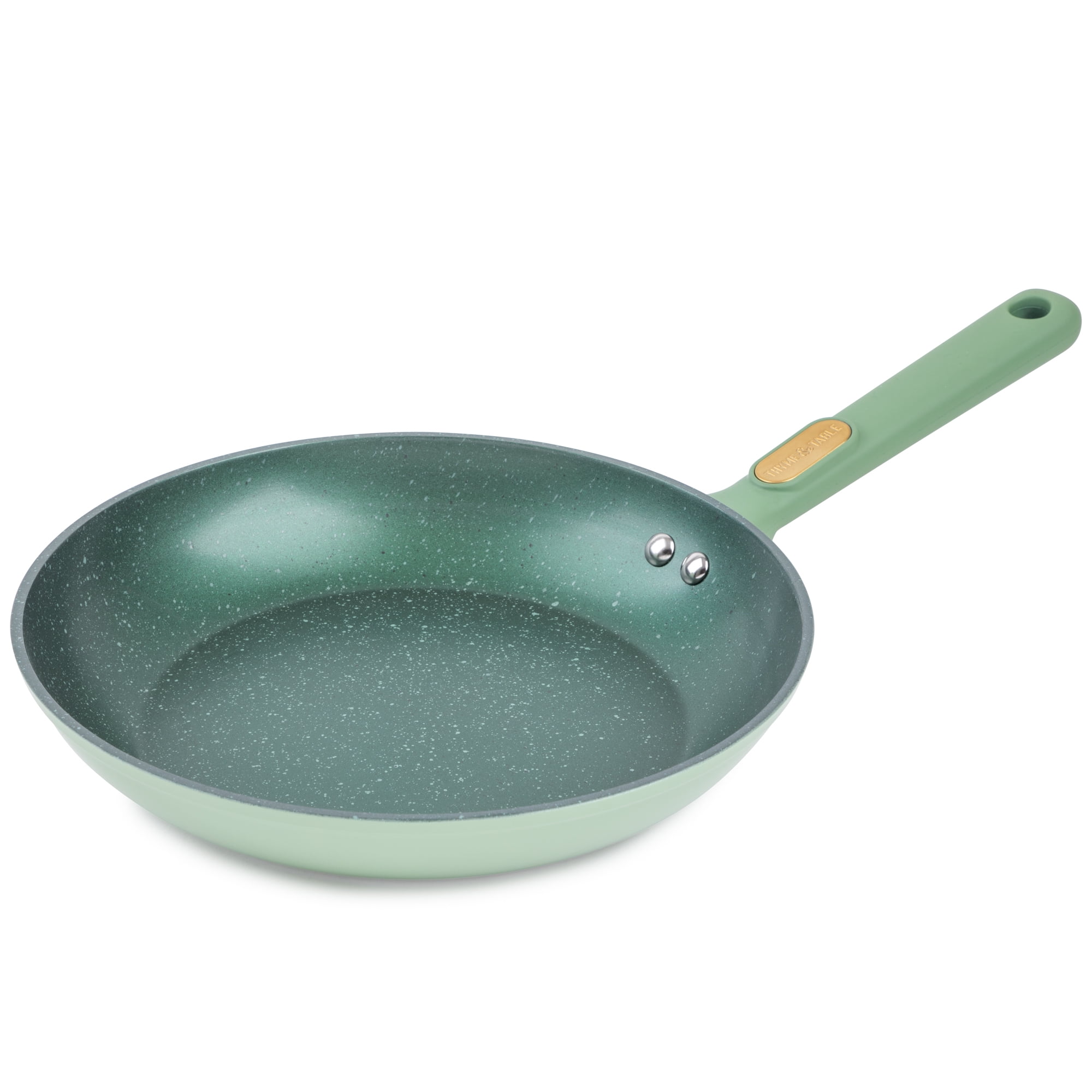 Thyme & Table Granite 12-Piece Cookware Set Non-Stick - Green