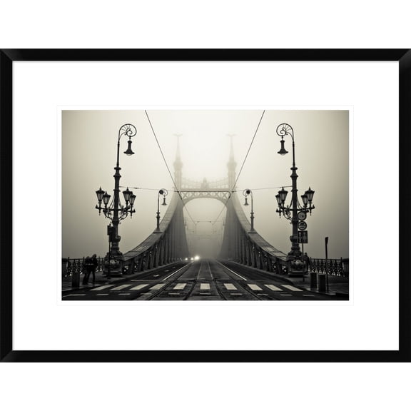 Global Gallery Arminmarten 'The Bridge' Framed Wall Art