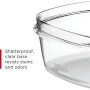 Rubbermaid Premier Tritan Variety Set of 5 Food Storage Containers, Clear Meal Prep