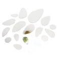 thumbnail image 4 of Oval Acrylic Decorative Mirror Wall Sticker Home Decor Frameless for Backgrounds, 4 of 4