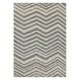 thumbnail image 3 of Hand-Tufted Contemporary Wool Rug 7'x10' White/Blue, 3 of 3