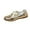 Gold, variant on Women's Clear Strap Platform Wedge Slides - Transparent Peep Toe Sandals, Trendy Summer Party Footwear, Comfortable High - Heel Mules, Stylish Nightclub Shoes