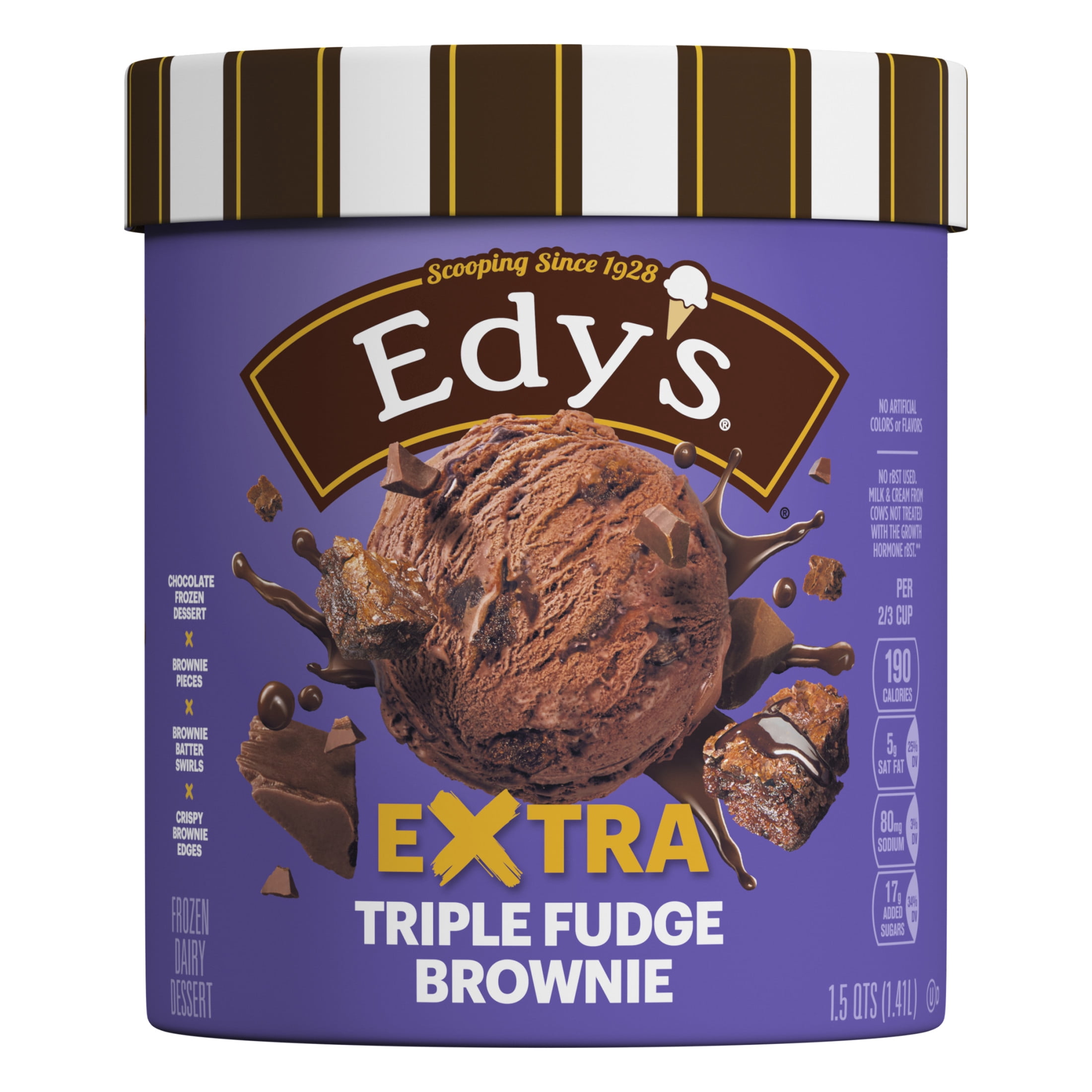Edy’s/Dreyer’s Extra Triple Fudge Brownie, 1.5 Qt