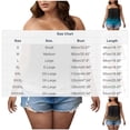 thumbnail image 5 of Inverlee Womens Plus Size Breathable Gradient Color Bandeau Tanks Off Shoulder Strapless Tunics Trendy Casual Sleeveless Tube Tops, 5 of 7