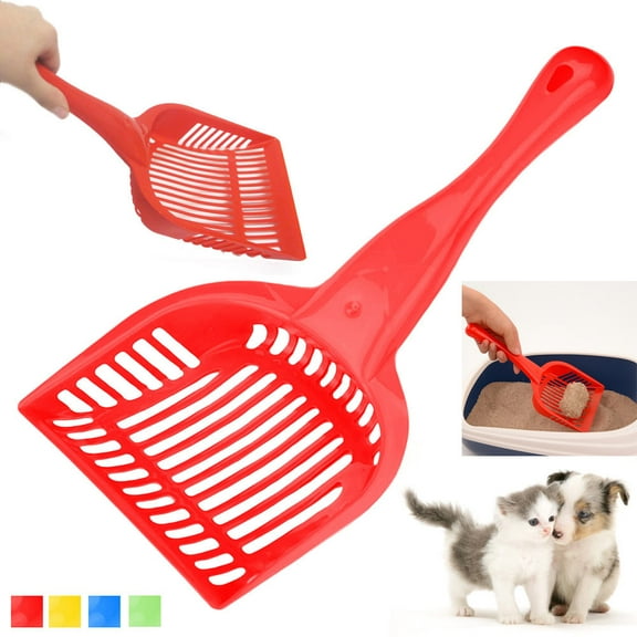 Pet Scoop 11" Dog Cat Poop Waste Litter Box Scooper Tool Clean Sanitary Plastic