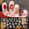 thumbnail image 6 of comerut Nail Stamping Plate Clear Engraved Christmas Pattern Stainless Steel Nail Decoration Image Templates for Salon, 6 of 8