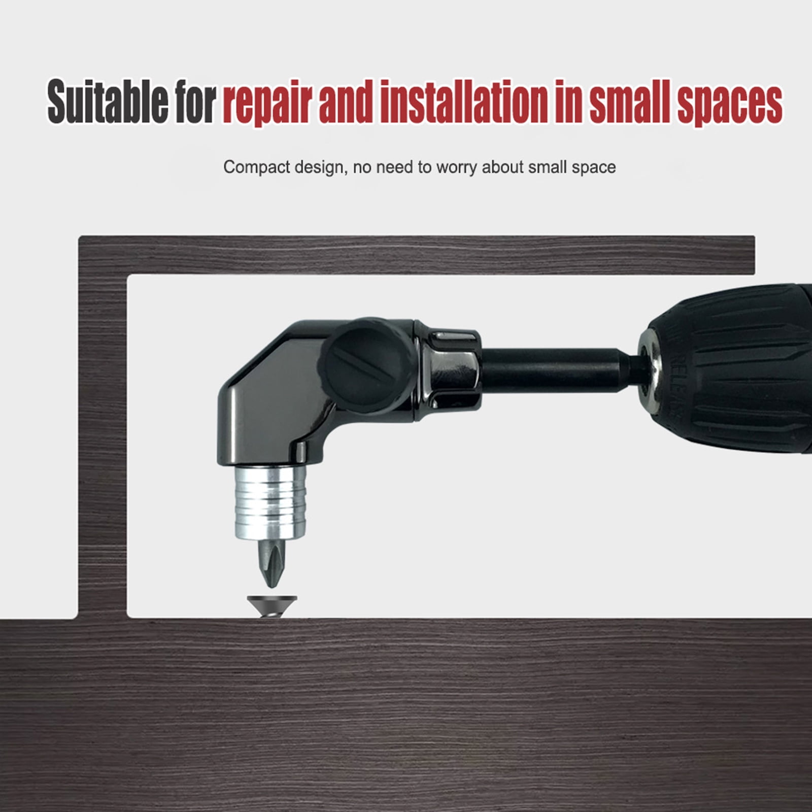 Self-Locking 90 Degree Screwdriver Holder Drive Bit Extension Electric Screw Driver Driver Tools