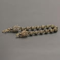 thumbnail image 5 of K-KED Vintage Brass Handmade Frosted Copper Bead Creative Double Dragons Bracelet Gift, 5 of 5