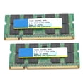 thumbnail image 4 of Módulo de memoria Xiede DDR2 de 1GB, 800Mhz, PC2-6400, 1,8 V, totalmente Compatible para ordenador portátil, 2 uds., 4 of 5