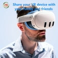 thumbnail image 3 of JYS Silicone Face Cover for Meta Quest 3 - Sweatproof & Dustproof VR Eye Mask, Soft Breathable Replacement Facial Interface Pad, Washable & Reusable Accessory, 3 of 9