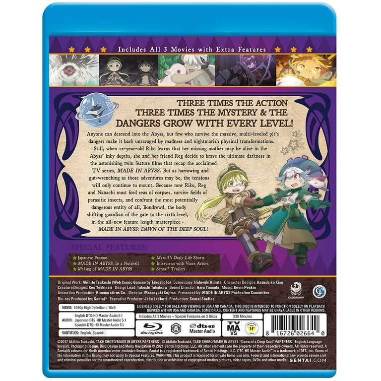 Made In Abyss · Limited Edition Box (Eps 01-13) (3 Dvd) (DVD) (2021)