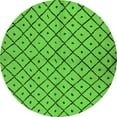 thumbnail image 1 of Ahgly Company Indoor Round Solid Green Modern Area Rugs, 7' Round, 1 of 4