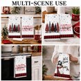 thumbnail image 6 of Sm:)e Black Red Buffalo Plaid Snowman Xmas Trees Christmas Kitchen Dish Towels 18 x 26 Inch Set of 4, 6 of 7