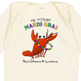 thumbnail image 4 of Inktastic My First Mardi Gras Crawfish Boys or Girls Long Sleeve Baby Bodysuit, 4 of 5