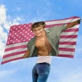 thumbnail image 3 of America Pink Chad Flag Michael Tapestry Murray Funny  with Wall Hanging Poster Holiday Gift Wall Decor Bedroom Living Room Dorm Concert, 3 of 3