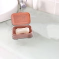 thumbnail image 1 of Caja de jabón para baño de fábrica directa con tapa, drenaje conectado, impresión europea, jabonera rosa, 1 of 6