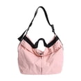 thumbnail image 2 of Bolso bandolera grande para mujer, bolso de hombro tipo tote de lona para el día a día, viajes, trabajo y compras: bolso versátil e informal., 2 of 6