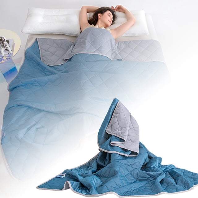 Ice Silk Technology Summer Blanket for Bed Soft Lightweight Throw Ensuring Cool Comfortable Sleep All Night