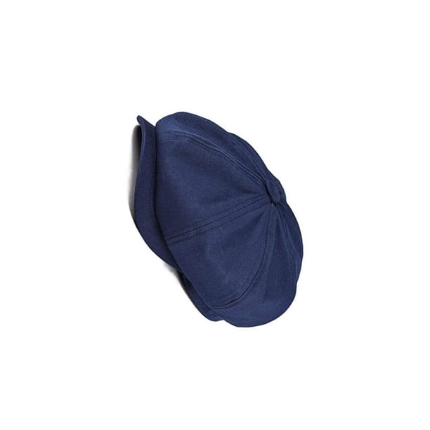 Sonducket Sombreros Vintage Britpop Cap Corea Cómodo Transpirable Amigable con la piel Sombrero Primavera Ocio Casual Fiestas de cumpleaños Boda Sombreros Azul marino Sonducket AP014381-02
