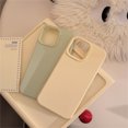 thumbnail image 3 of Funda de silicona suave y mate con estilo, funda protectora a prueba de golpes para iPhone 16 15 14 13 12 Pro Max 16 Plus, 3 of 4
