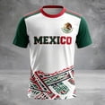 thumbnail image 4 of 2026 Mexico Shirts for Men Mexican Graphic Soccer T-Shirts Mexico Flag Print Mens Short Sleeve Tops, 4 of 5