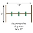 thumbnail image 5 of Eastern Jungle Gym Classic A-Frame Swing Set Hardware Kit, 5 of 6