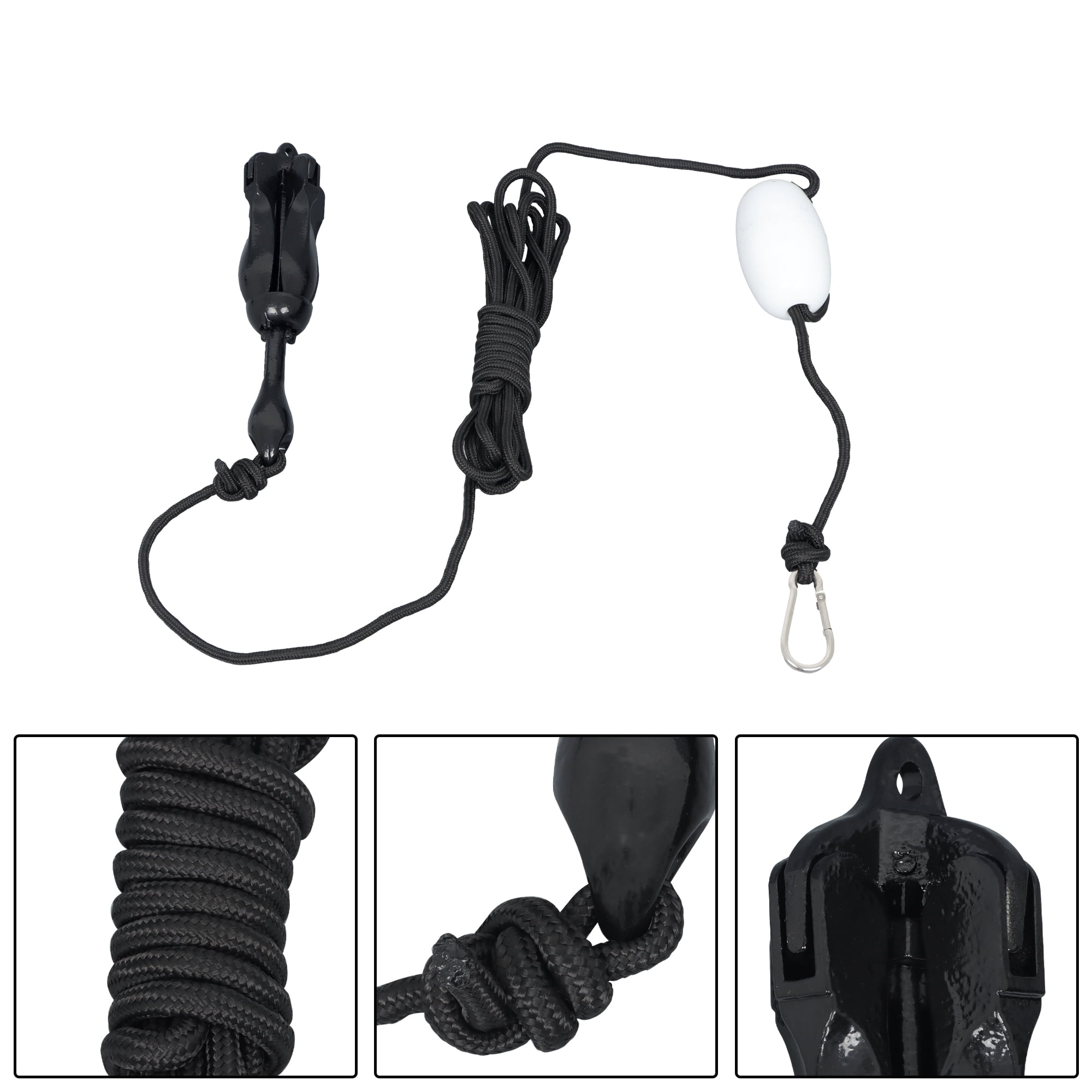 labwork Lounsweer 2 Pack Marine Kayak Anchor Kit Grapnel Anchor Kit Folding Grapnel Anchor Boat Anchor with Foldable Claw Kayak Fishing Accessories for Small Boats Kayak Canoes Motorboat Paddle