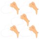 thumbnail image 3 of FELTECHELECTR 6 piezas de nariz de bruja divertida para Halloween, disfraz de Halloween, vestido, fiesta, accesorios de cosplay, suministros, 3 of 6