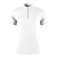 thumbnail image 4 of WIZUTIZ Moisture Wicking Shirts for Men Short Sleeve Quarter Zip Muscle Shirt Quick Dry T-Shirt Lightweight with Zipper Pocket, 4 of 5