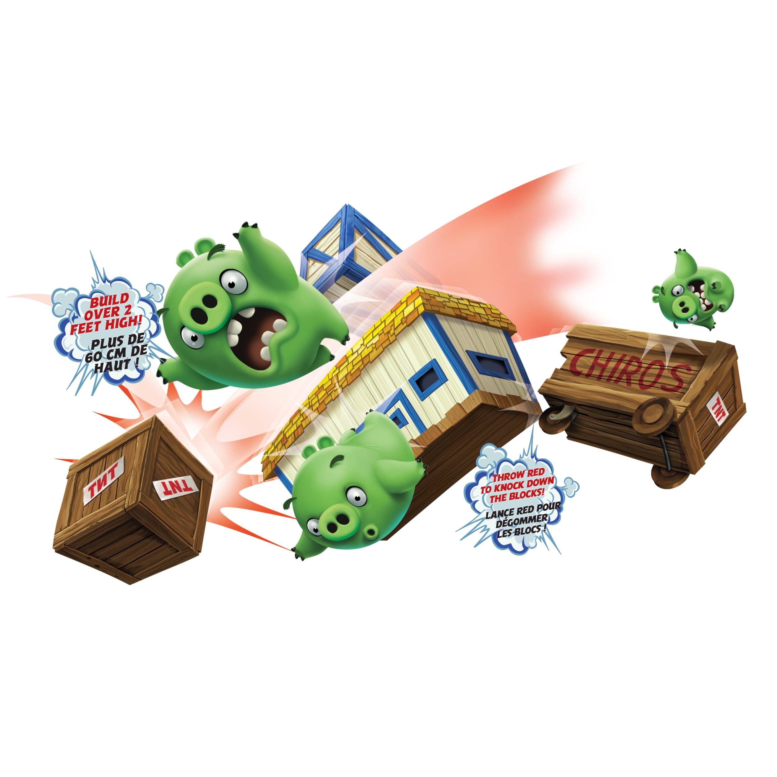 angry birds vinyl knockout playset