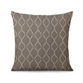thumbnail image 2 of Refresh Your Space with Set of 2 Grey Flower 16x16 Inch Boho Throw Pillow Covers, 2 of 7