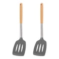 thumbnail image 1 of 2 palas de silicona para el hogar, restaurante, utensilios de cocina, espátula de cocina (gris). HOMEMAXS 11486565-MX, 1 of 7