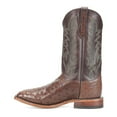 thumbnail image 3 of Justin Boots Mens Rancher 12 Inch Full Quill Ostrich Square Toe Cowboy  Mid, 3 of 5