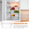 thumbnail image 4 of EeaseCA 1 Pc Transparent PET Refrigerator Drawer Storage Box Large Storage Box for Organizing, 4 of 4