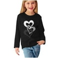 thumbnail image 2 of Piuwrlz Long Sleeve T-Shirt for Kids Girls Boys Cotton Shirts T Shirt Tops Black Size 11 Years, 2 of 5