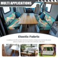 thumbnail image 3 of Uorisanigo RV Dinette Cushions Stretchable Fabric Pretty Scenery Sofa Camper Cushion Covers 2 Pack Washable Sofa Furniture Protector Full Coverage for RV Camper Car Bench Seats, 3 of 7