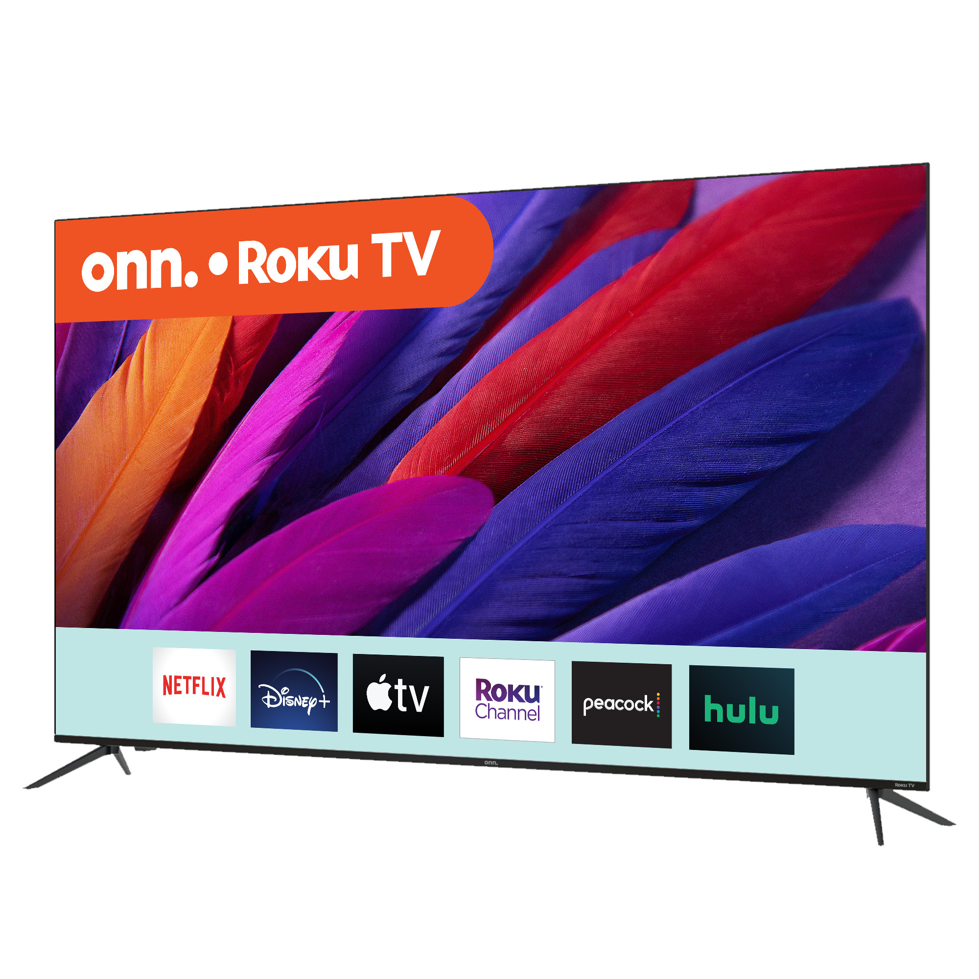 onn. 75” Class 4K UHD (2160P) LED Frameless Roku Smart Television (100044717) - image 4 of 19