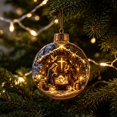 thumbnail image 7 of Light Up Christmas Ornaments, 3.1in Glowing Nativity Manger Holiday‑Scene Hanging Ball, Acrylic Christmas Tree Decoration, Festive Keepsake Ornament for Mantel, Window and Home Decor, 7 of 7