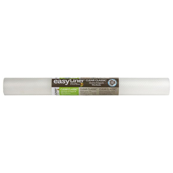 Clear Classic EasyLiner Brand Shelf Liner, Clear, 20 in. x 4 ft