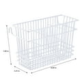 thumbnail image 5 of Kitchen Details Silverware Organizing Basket, White, 5 of 6