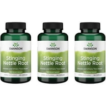 Swanson Stinging Nettle Root (Urtica Dioica) - Herbal Supplement - (100 Capsules, 500mg) (3 Pack)