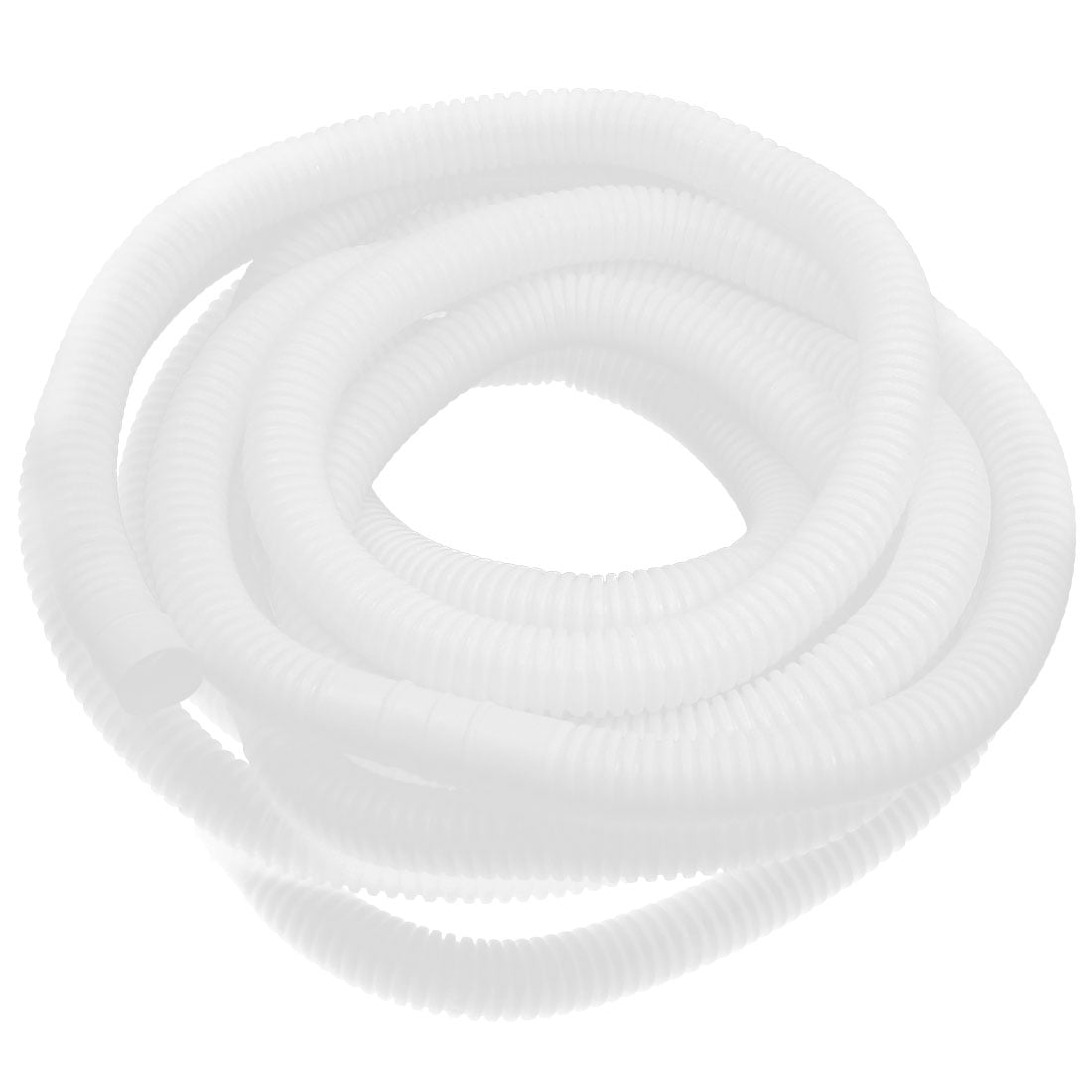 Unique Bargains 5Meter Long 17mm x 18mm White Plastic Drain Hose Pipe