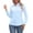 Blue, variant on Women's Button down Shirt Classic Long Sleeve Wrinkle Resistant Tops Soft Breathable Casual Business Tops for Office Daily Work And All Day Wear by Gbobgt Black XL