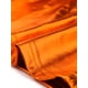 thumbnail image 5 of Vestido sin mangas de cintura alta brillante y acampanado para mujer Inspire Chic, mini vestido naranja talla L, 5 of 6
