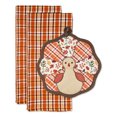 thumbnail image 1 of Design Imports CAMZ11888 DII Thanksgiving Holiday Gift Sets, Gobble Turkey Potholder Gift Set, 1 of 2