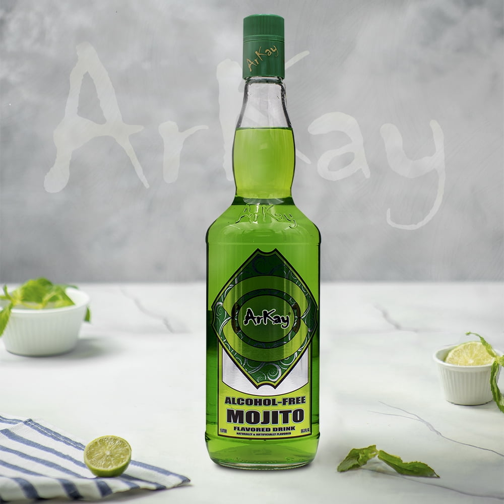 ArKay Mojito Non-Alcoholic Cocktail - Alcohol Free Mojito - Zero sugar
